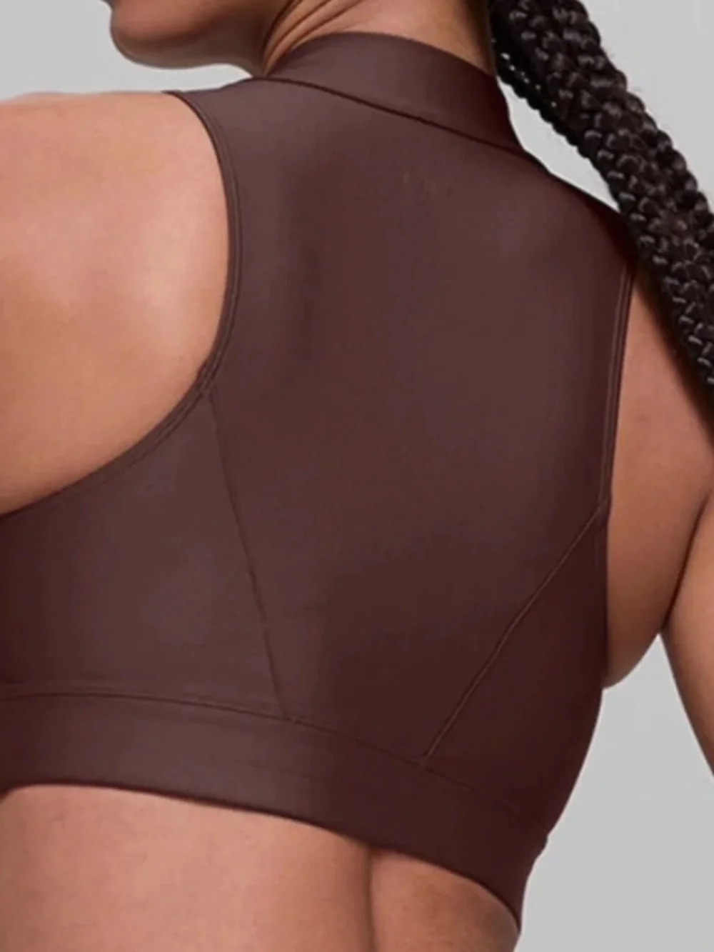ALO Yoga High-Neck Mesh Panel Sports Bra